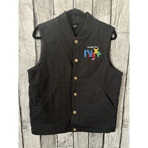 Google Next Employee Men's NEXT Vest Jacket Zippered | Extra Small